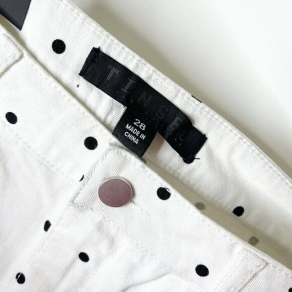 TINSEL Polka Dot Denim Mini Skirt - Picture 6 of 8